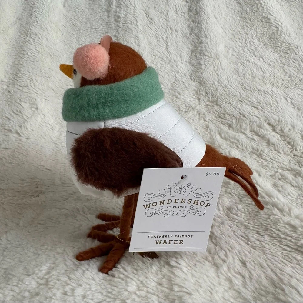 Target Wondershop Spritz Felt Birds Wafer Christmas 2023 Featherly Friends New